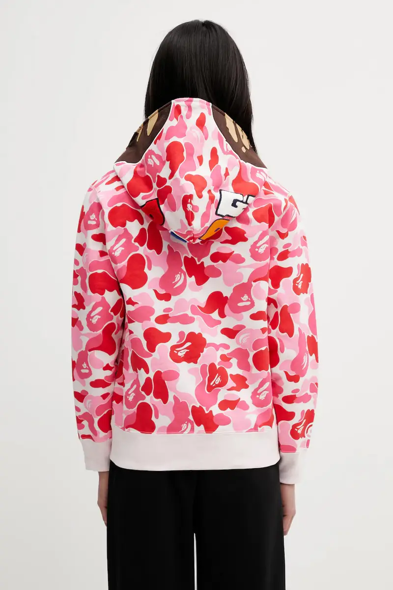 felpa in cotone ABC Camo 2nd Rosa miniatura 3