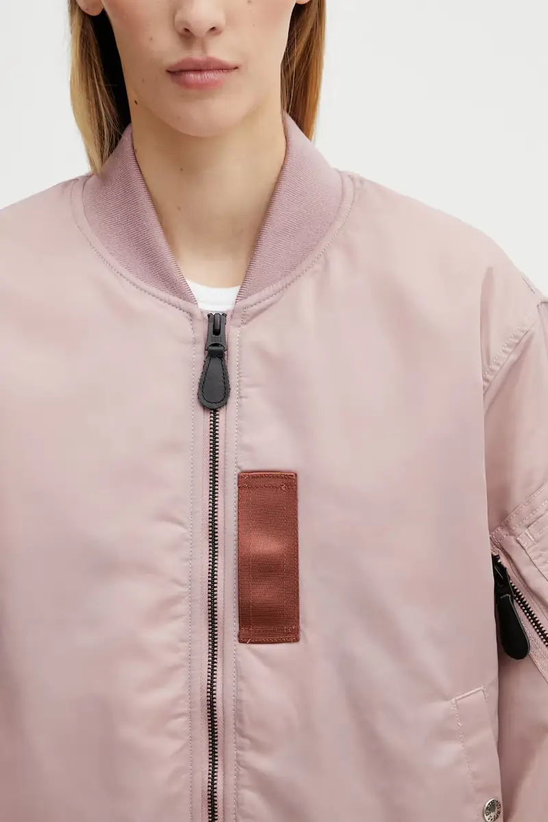 giacca bomber Shark MA-1 Rosa miniatura 5