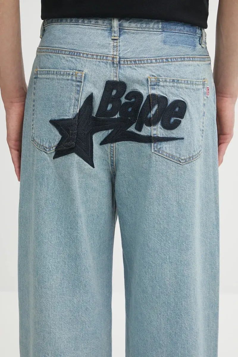 A Bathing Ape Jeans Uomo Blu 3406447 miniatura 4