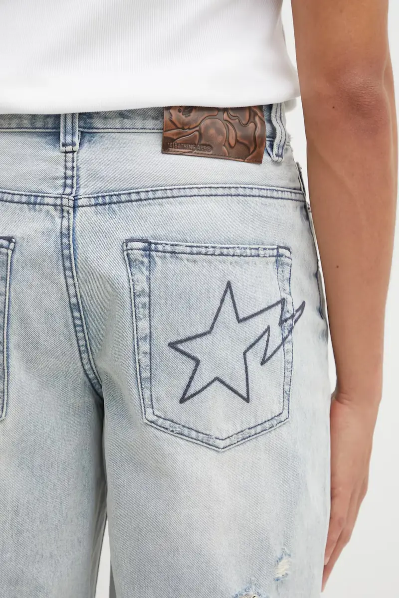 A Bathing Ape Jeans Uomo Blu 3798503 miniatura 4