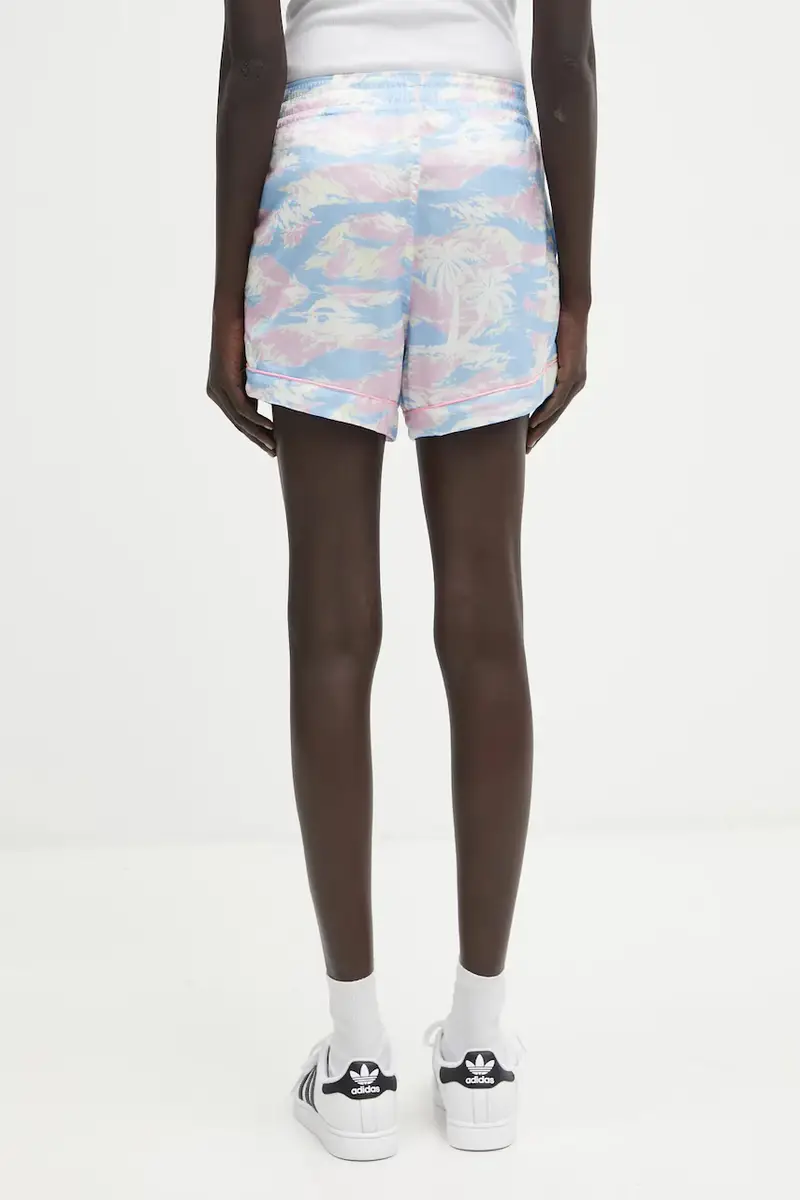 pantaloncini Palm Tree Camo Shorts donna colore blu 001SPL302003L miniatura 3