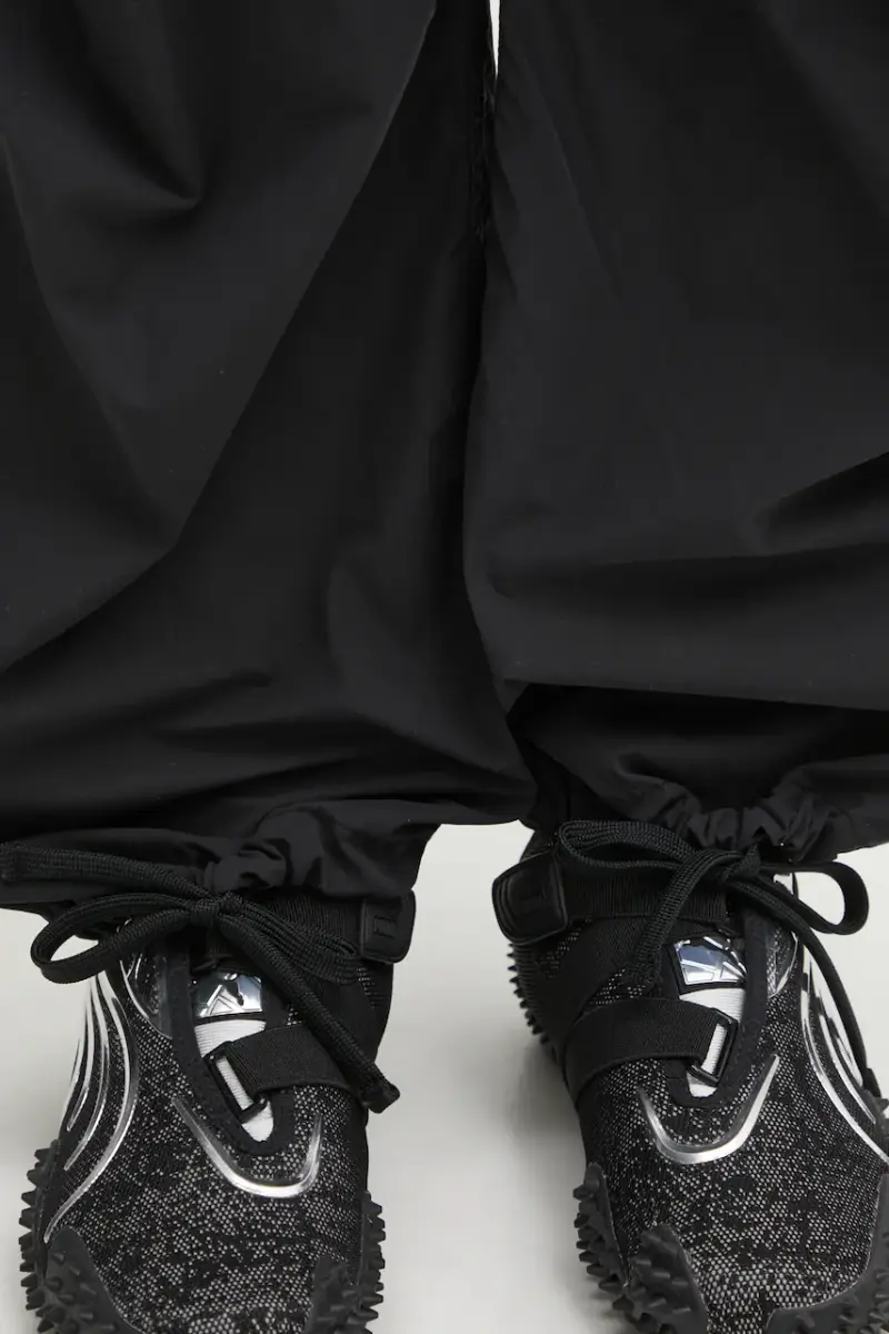 pantaloni Crystal Stone Bape Logo Army Pants donna colore nero 001PTL302004L miniatura 5