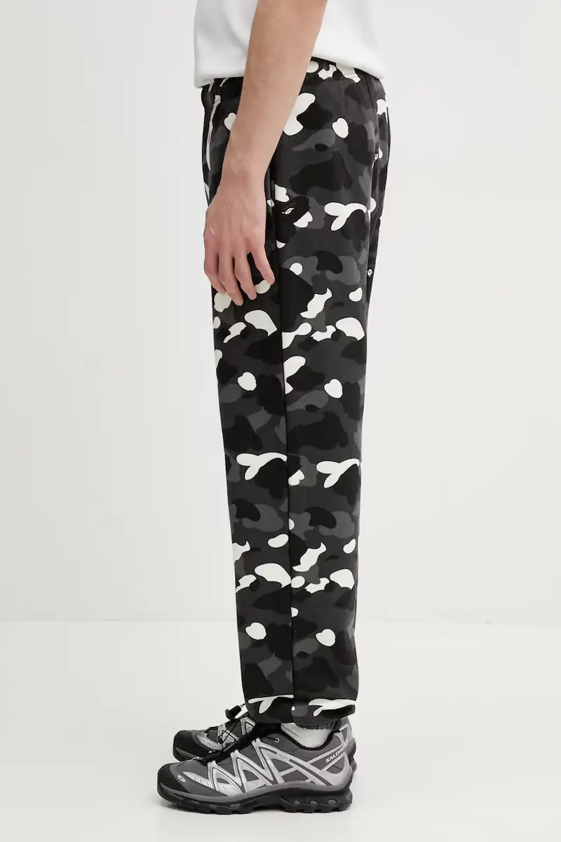 pantaloni tuta di cotone City Camo Shark Nero miniatura 2