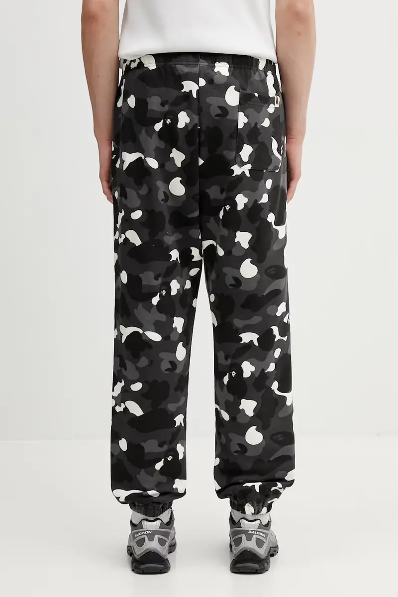 pantaloni tuta di cotone City Camo Shark Nero miniatura 3