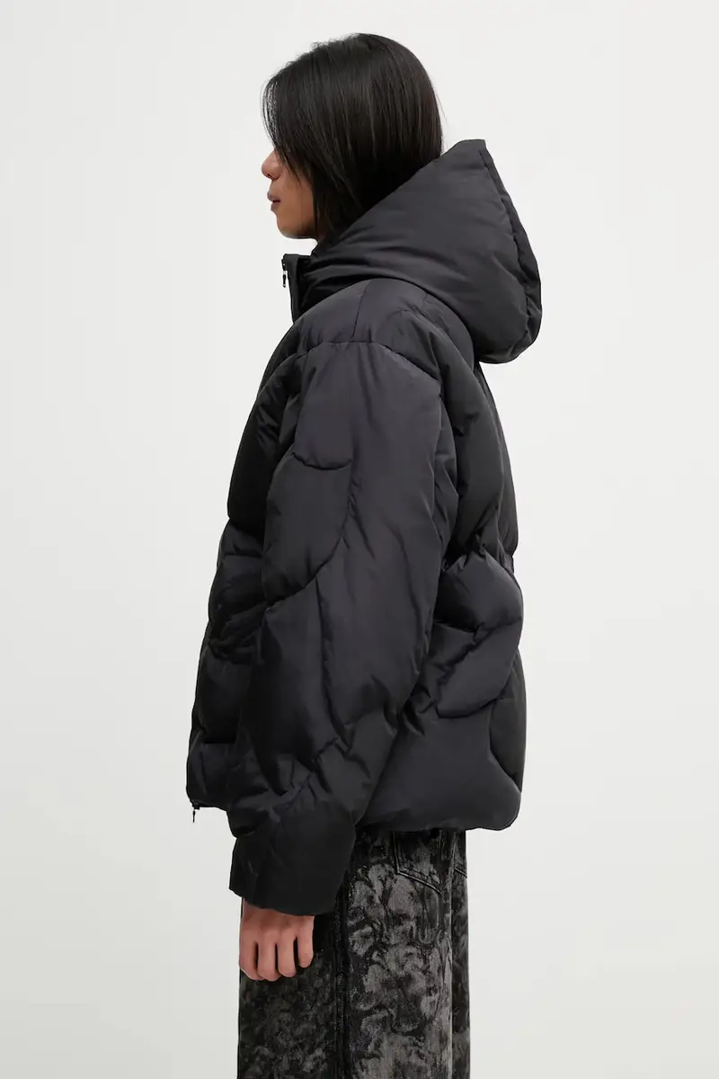 piumino Mega Color Camo Nero miniatura 2