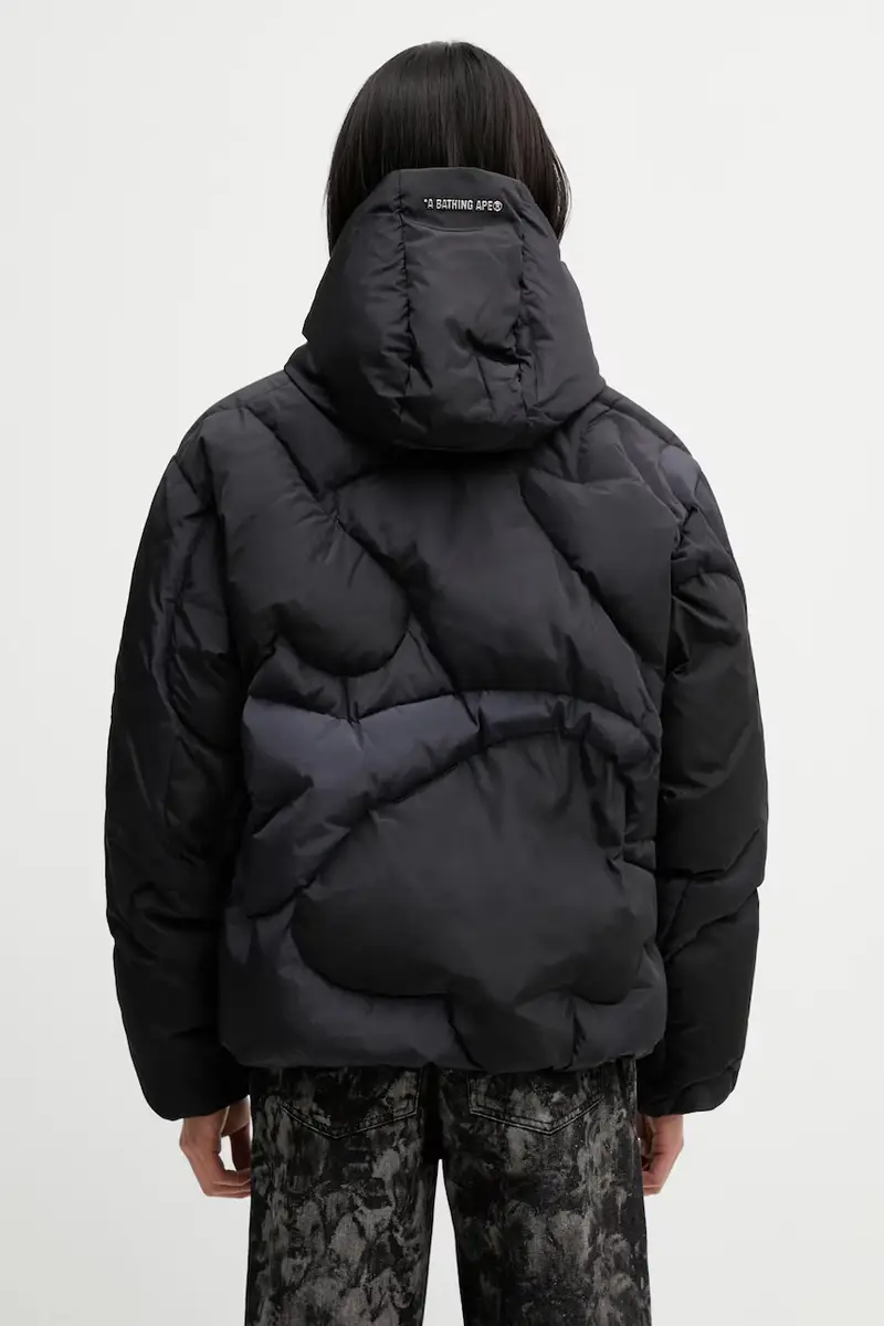 piumino Mega Color Camo Nero miniatura 3