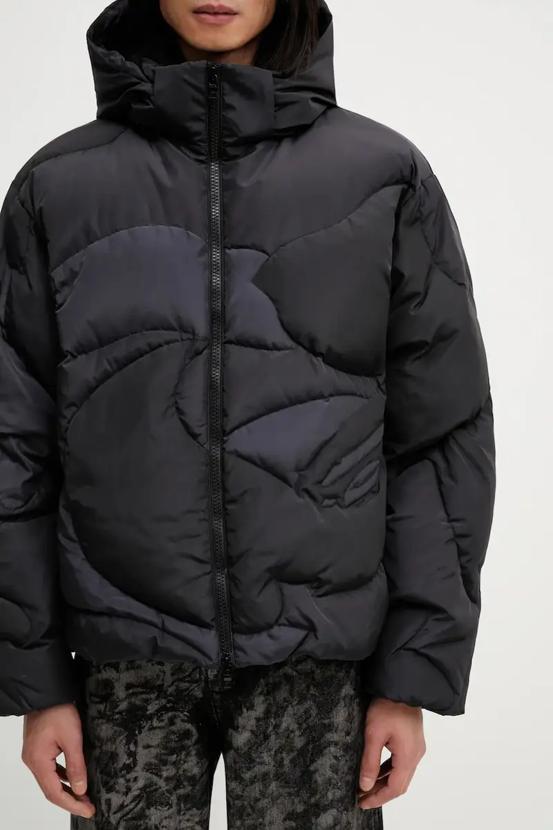 piumino Mega Color Camo Nero miniatura 4