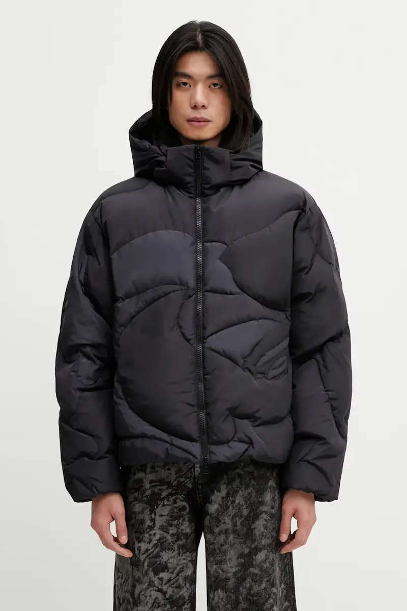 piumino Mega Color Camo Nero