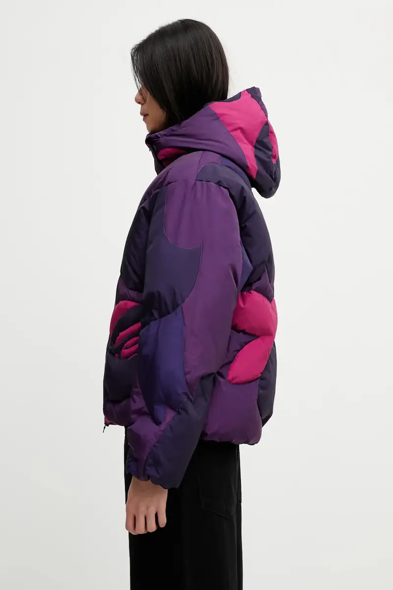 piumino Mega Color Camo Violetto miniatura 2