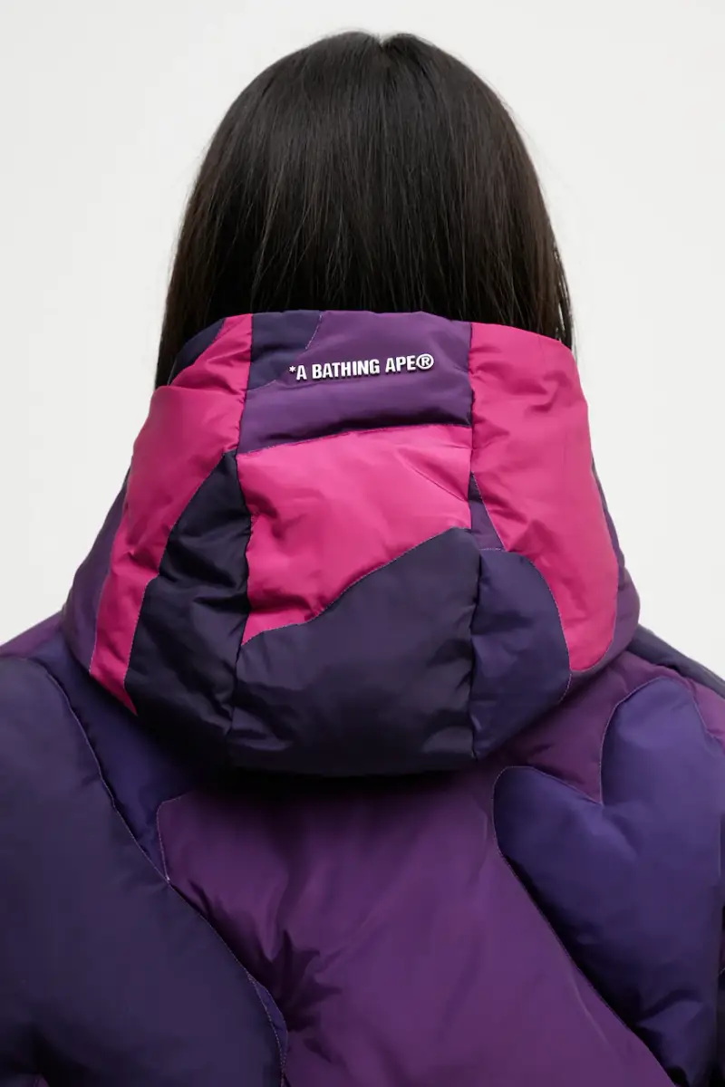 piumino Mega Color Camo Violetto miniatura 5