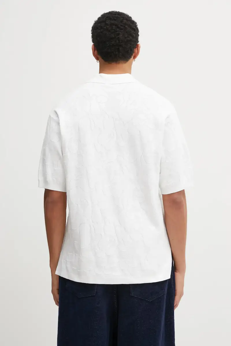 A Bathing Ape Polo Uomo Bianco 3798486 miniatura 3