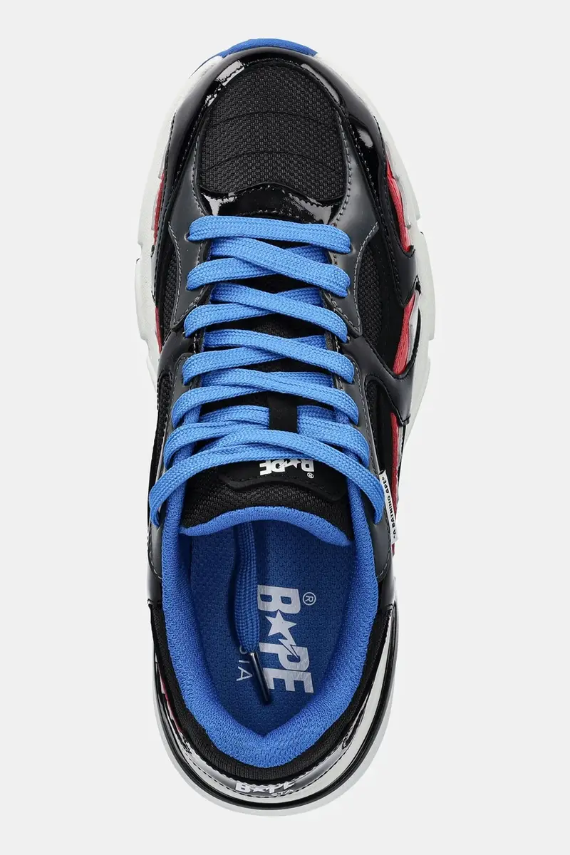 sneakers BAPE SHARK STA #3 M2 uomo colore nero 1L30191321 miniatura 4