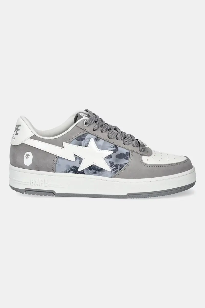 sneakers in pelle BAPE STA #2 M2 uomo colore grigio 1K80191302 miniatura 2