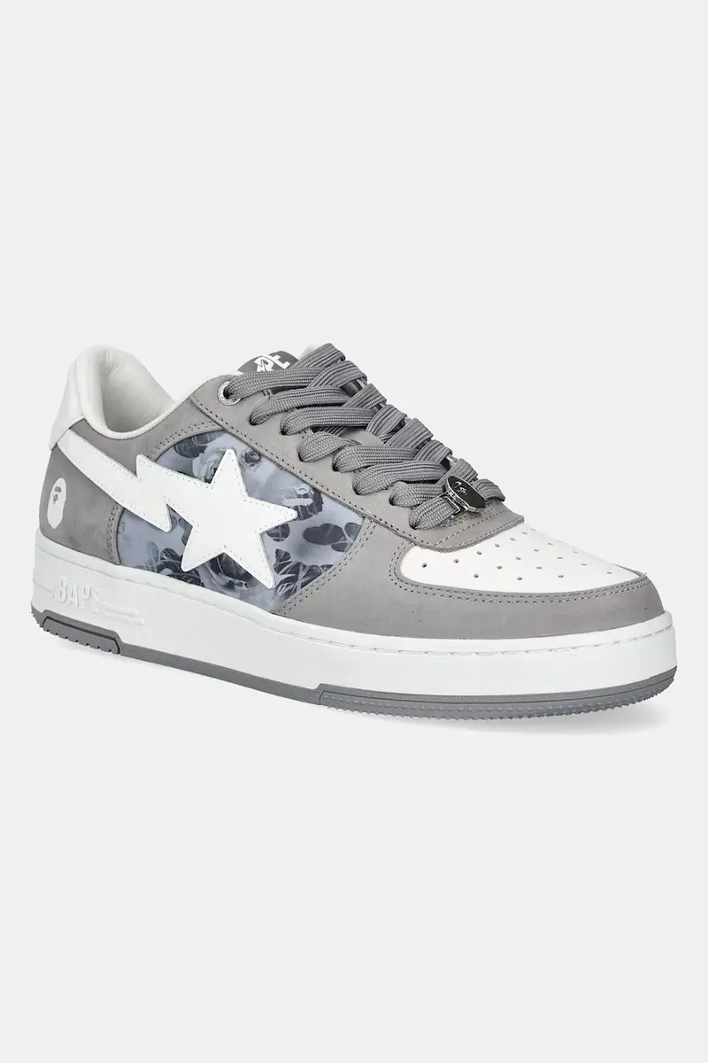 sneakers in pelle BAPE STA #2 M2 uomo colore grigio 1K80191302