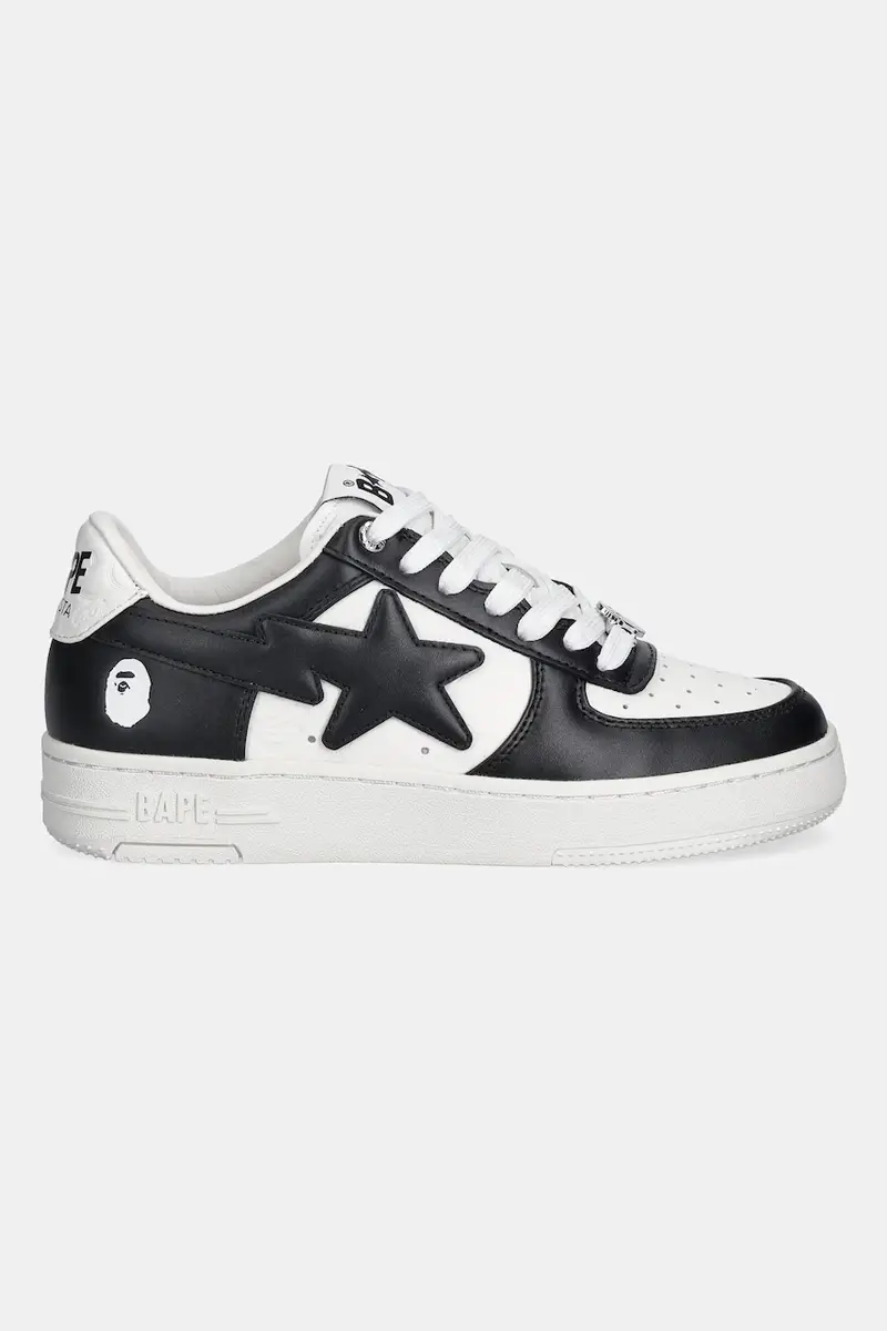 sneakers in pelle BAPE STA #3 donna colore nero 1L30291304 miniatura 2
