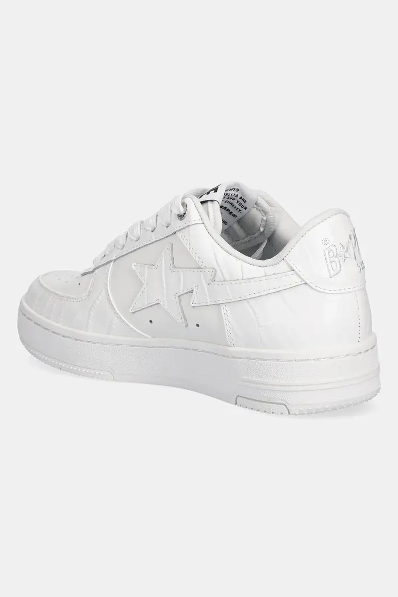 sneakers in pelle BAPE STA #3 L colore bianco 1K80291303 miniatura 3