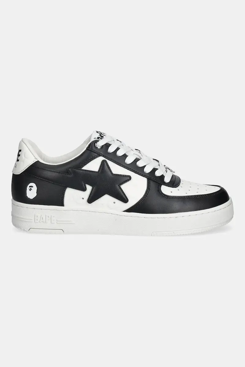 sneakers in pelle BAPE STA #3 uomo colore nero 1L30191305 miniatura 2