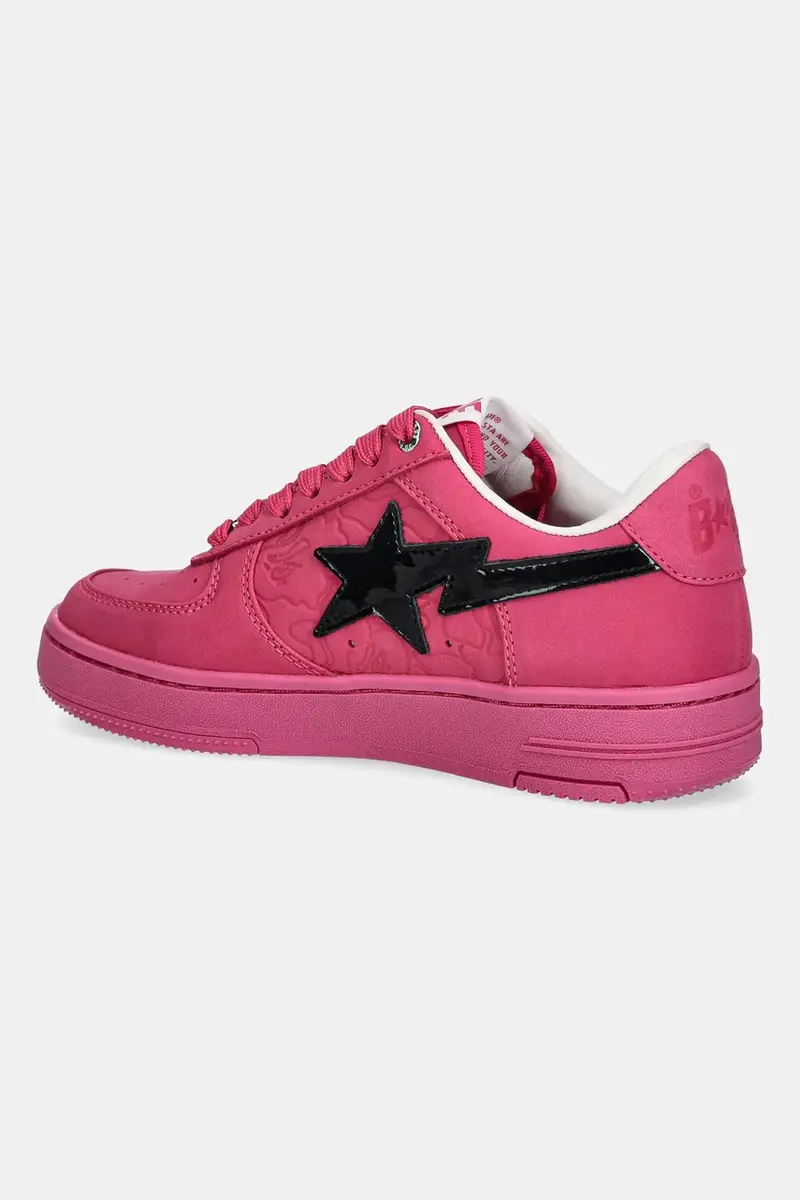 sneakers in pelle BAPE STA #4 donna colore rosa 1L30291309 miniatura 3