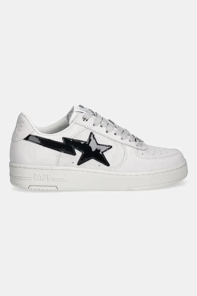 sneakers in pelle BAPE STA #4 uomo colore bianco 1L30191310 miniatura 2