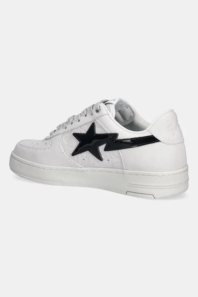 sneakers in pelle BAPE STA #4 uomo colore bianco 1L30191310 miniatura 3