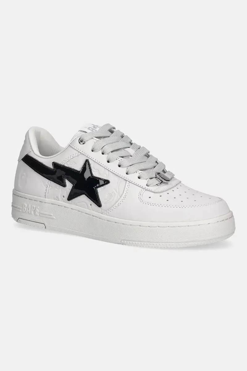 sneakers in pelle BAPE STA #4 uomo colore bianco 1L30191310