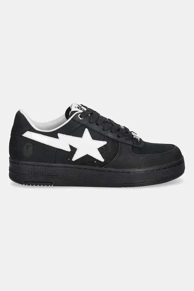 sneakers in pelle BAPE STA #4 uomo colore nero 1L30191310 miniatura 2