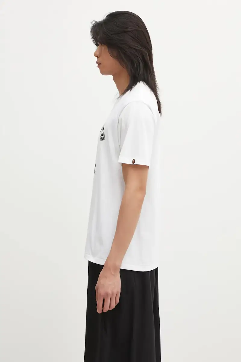 A Bathing Ape T-shirt Uomo Bianco 3798482 miniatura 2