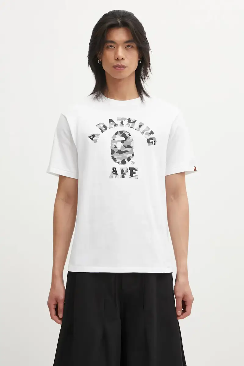 A Bathing Ape T-shirt Uomo Bianco 3798482