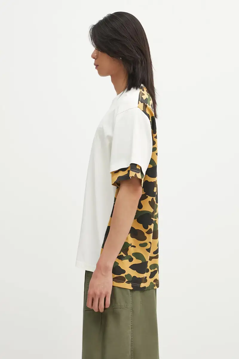 A Bathing Ape T-shirt Uomo Beige 3816928 miniatura 2