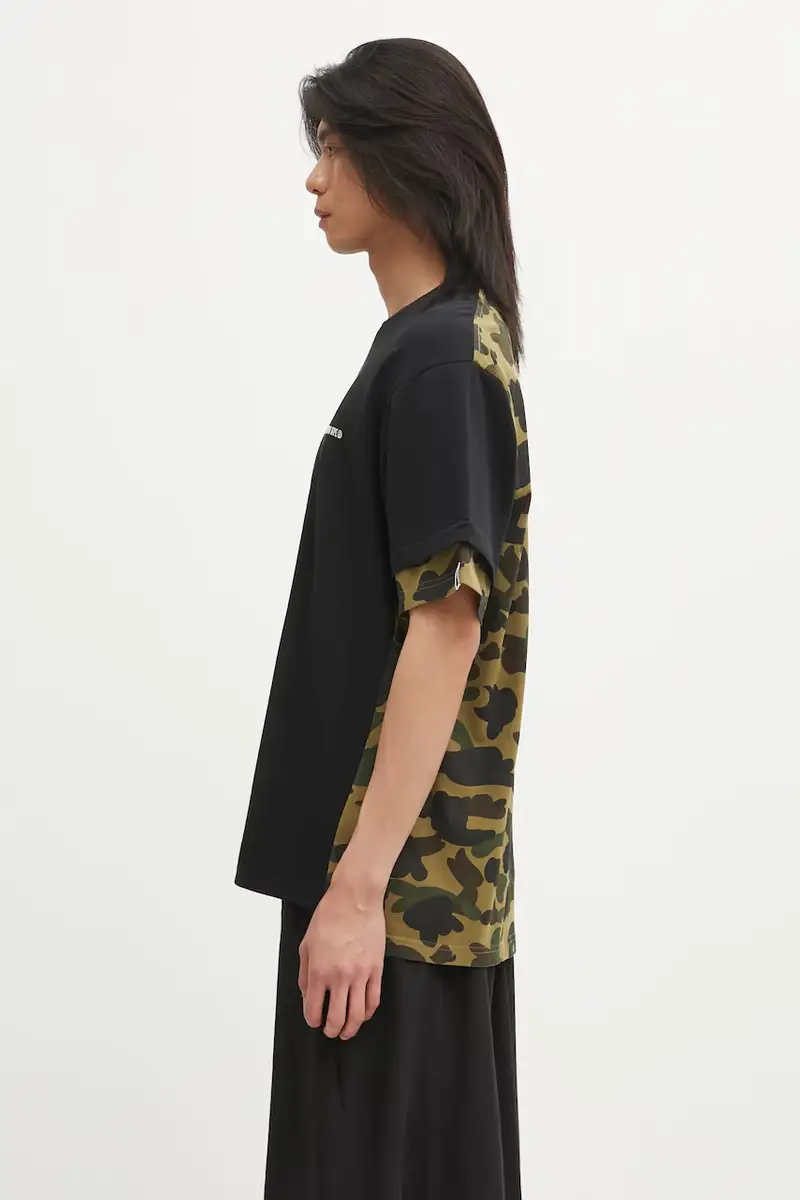 A Bathing Ape T-shirt Uomo Nero 3816991 miniatura 2