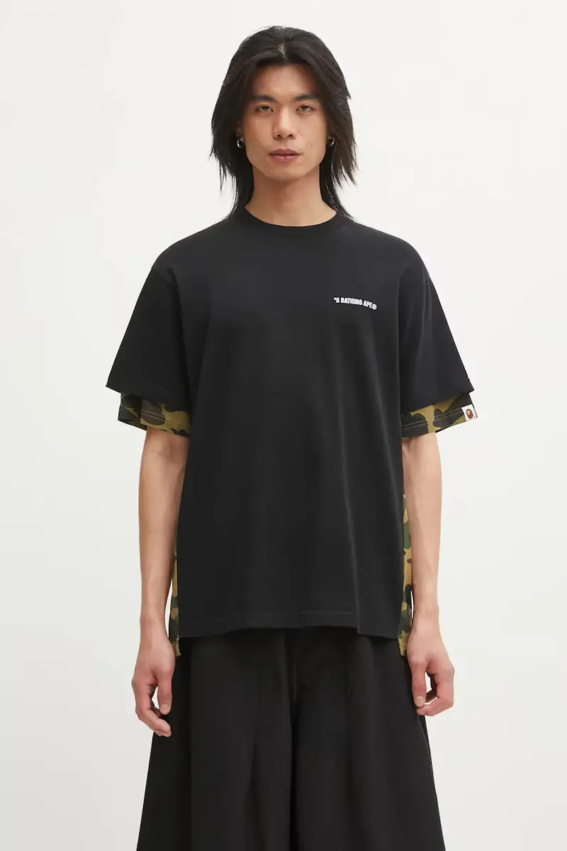 A Bathing Ape T-shirt Uomo Nero 3816991