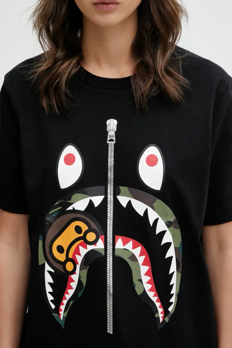 A Bathing Ape T-shirt Nero 4168635 miniatura 4