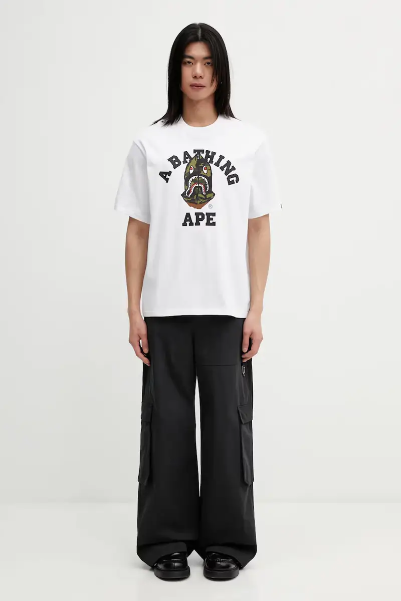 A Bathing Ape T-shirt Bianco 4136762 miniatura 5