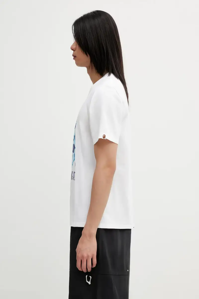 A Bathing Ape T-shirt Bianco 4118334 miniatura 2