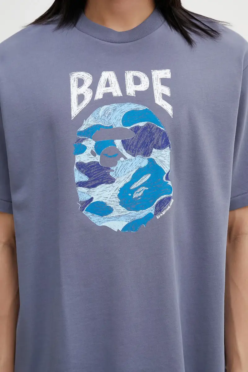 A Bathing Ape T-shirt Grigio 4118366 miniatura 4