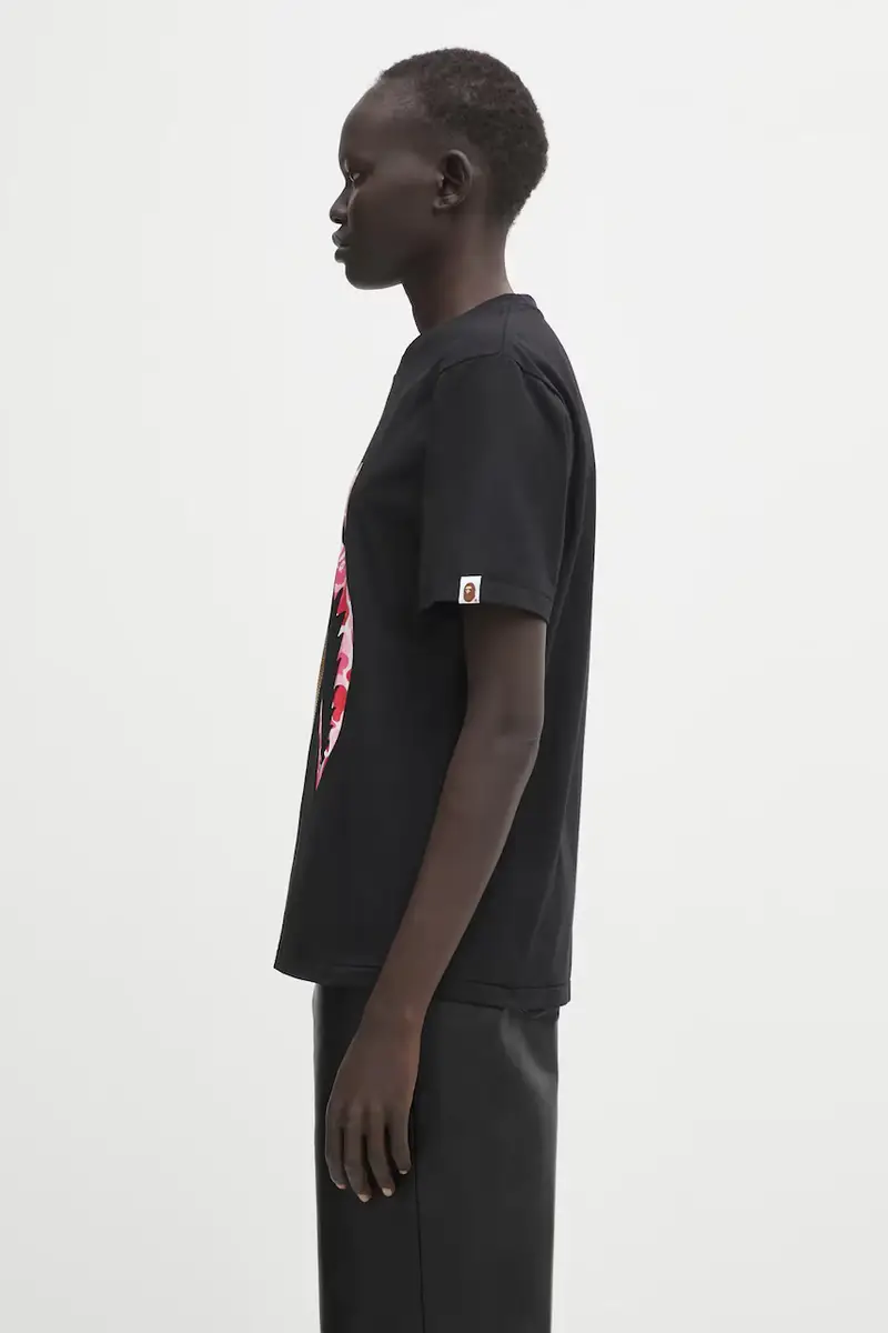 A Bathing Ape T-shirt Donna Nero 3817019 miniatura 2