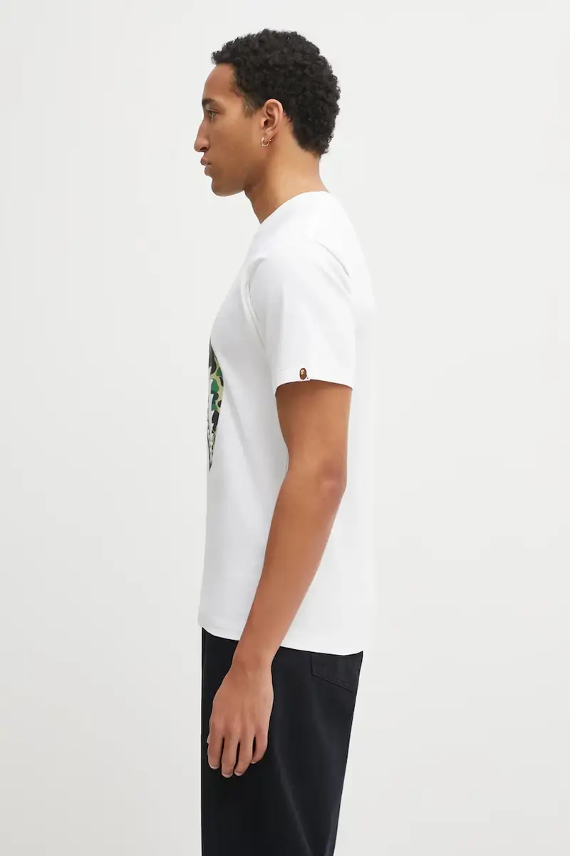 A Bathing Ape T-shirt Uomo Bianco 3798488 miniatura 2