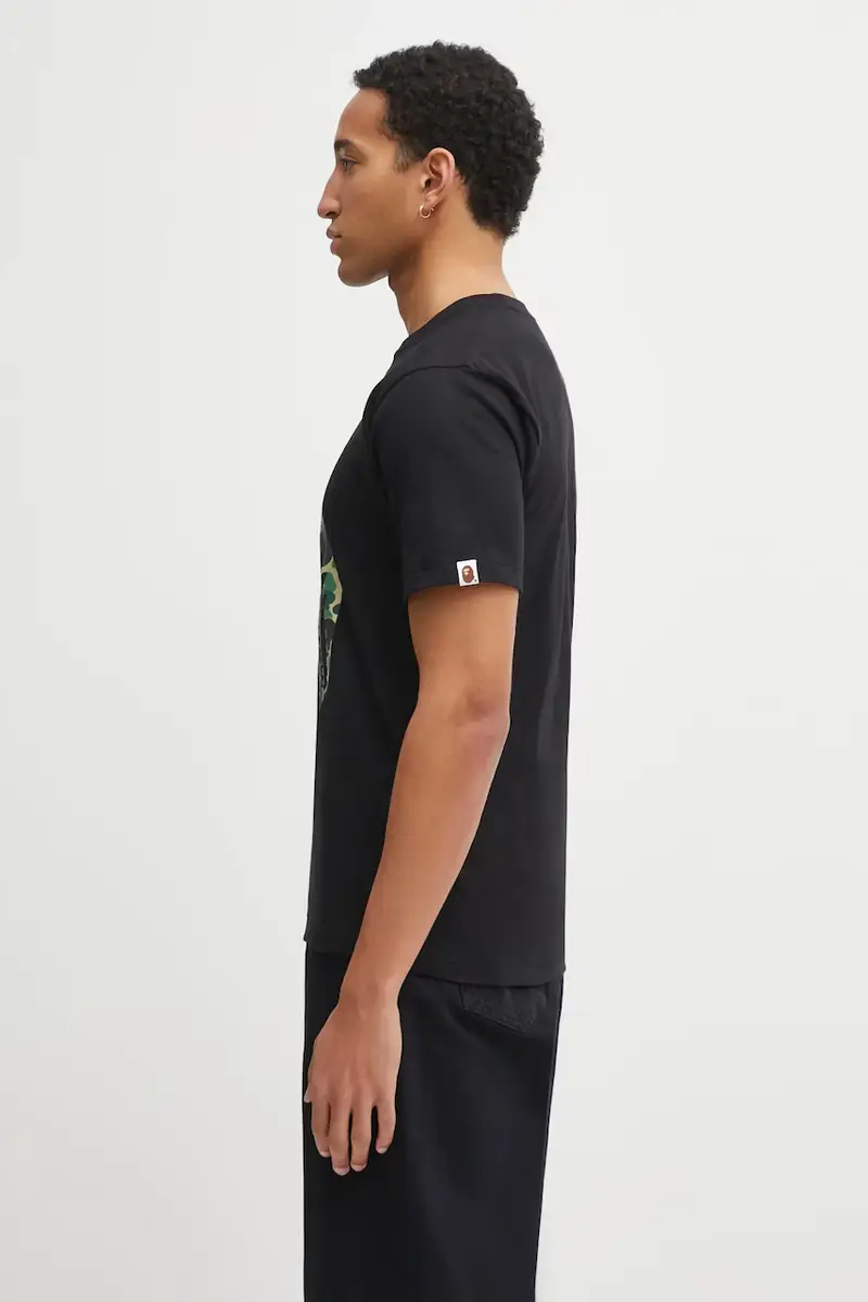 A Bathing Ape T-shirt Uomo Nero 3798667 miniatura 2