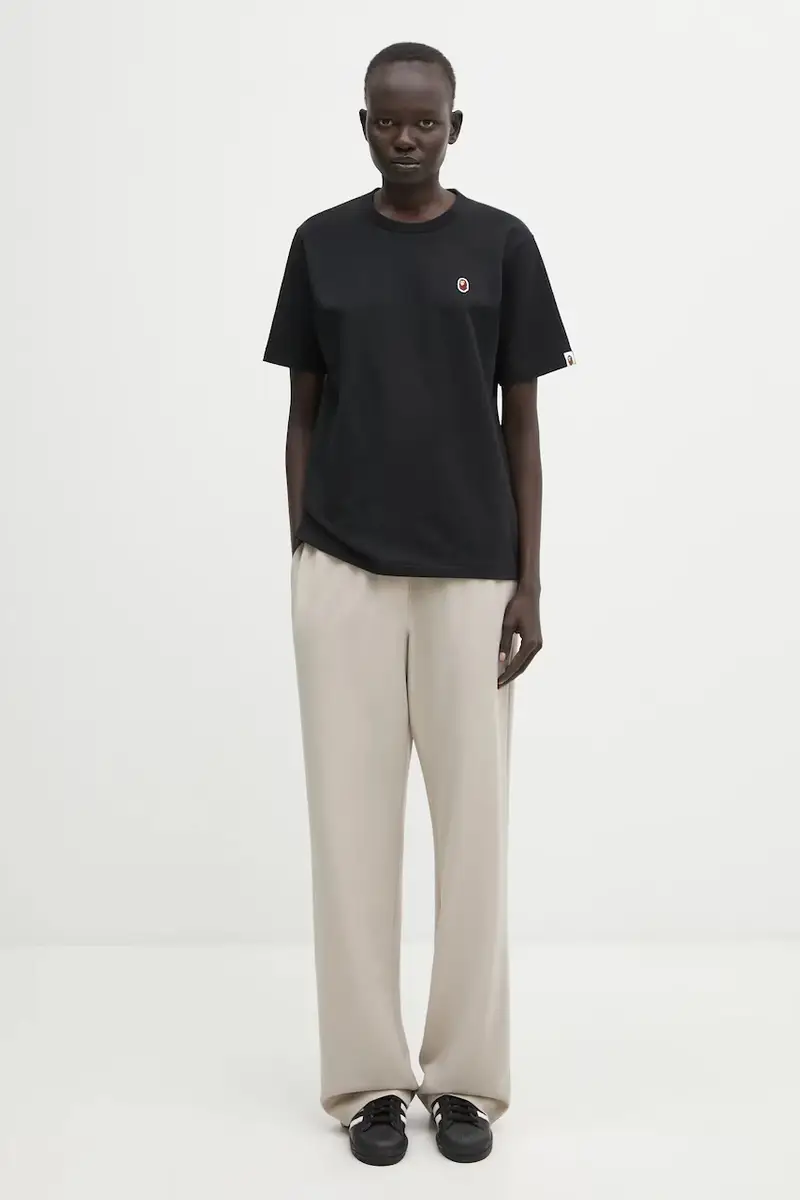 A Bathing Ape T-shirt Donna Nero 3528227 miniatura 5