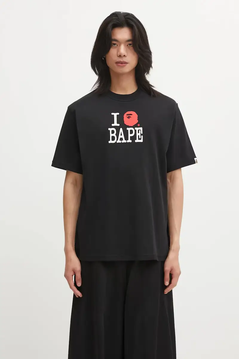 A Bathing Ape T-shirt Uomo Nero 3817001