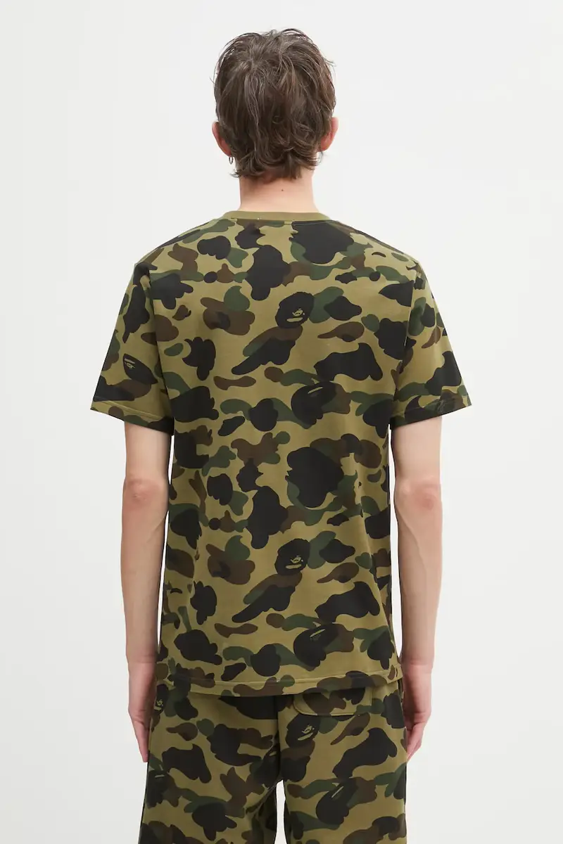 A Bathing Ape T-shirt Uomo Verde 3620636 miniatura 3