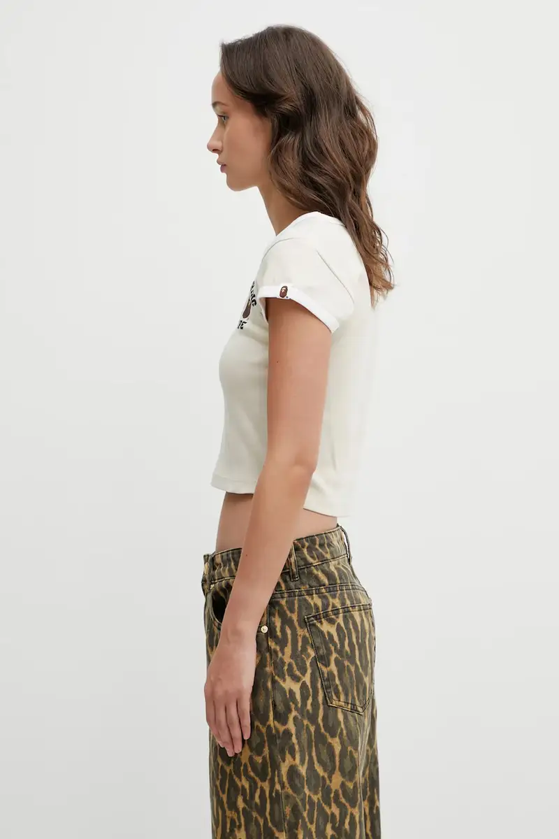 A Bathing Ape T-shirt Beige 4118324 miniatura 2