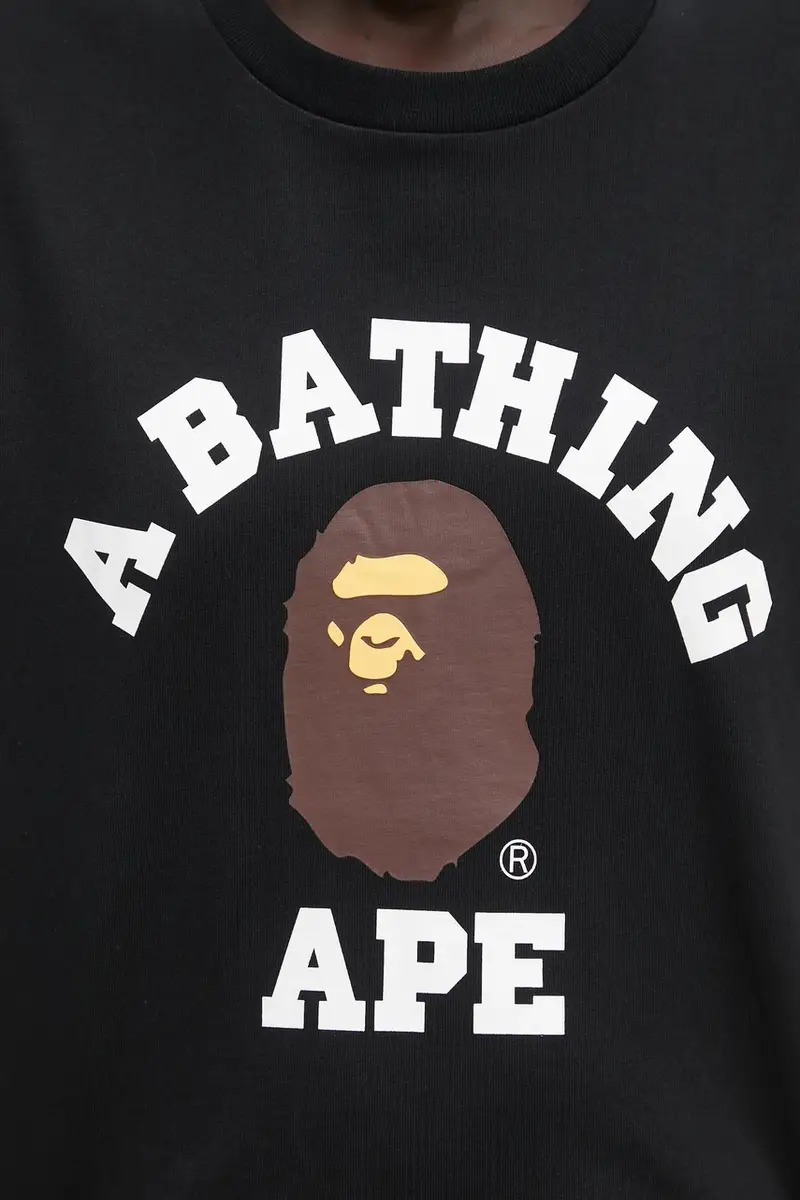 A Bathing Ape T-shirt Donna Nero 3528223 miniatura 4