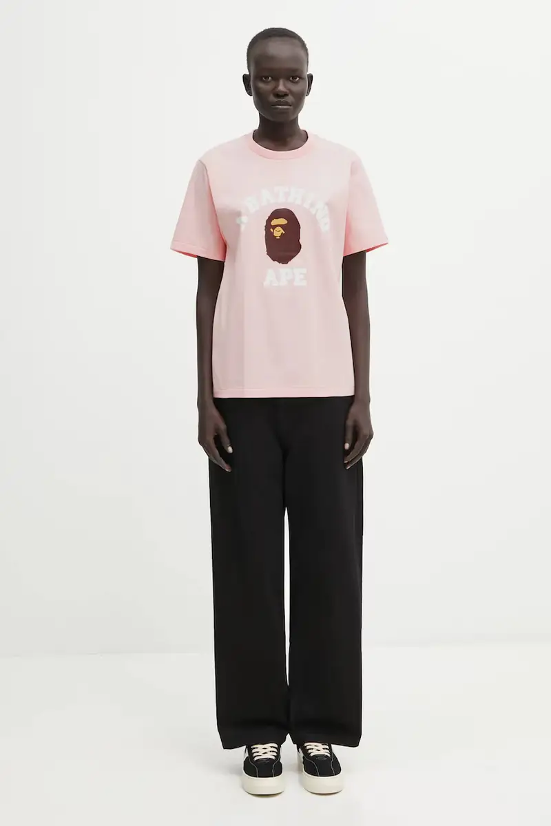 A Bathing Ape T-shirt Donna Rosa 3528237 miniatura 5