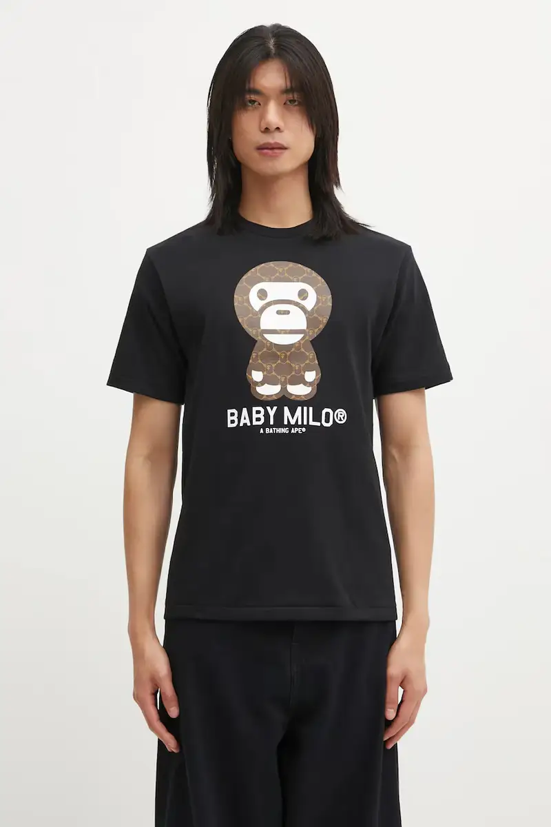A Bathing Ape T-shirt Uomo Nero 3570517