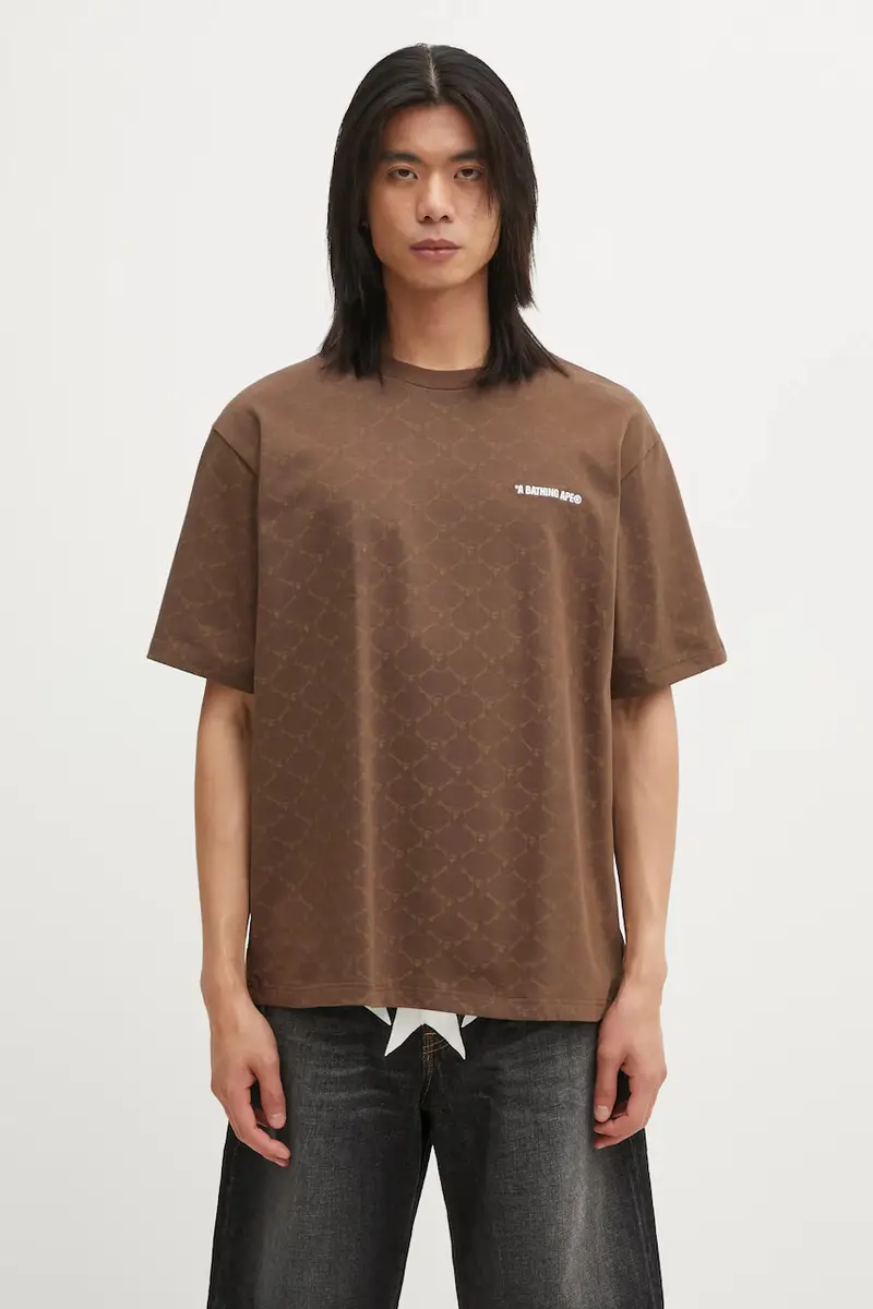A Bathing Ape T-shirt Uomo Marrone 3570496