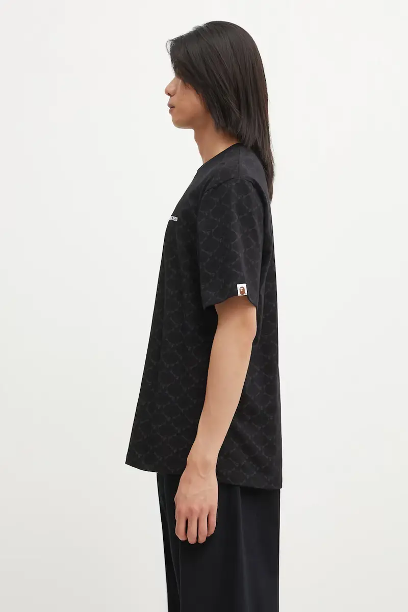 A Bathing Ape T-shirt Uomo Nero 3570518 miniatura 2