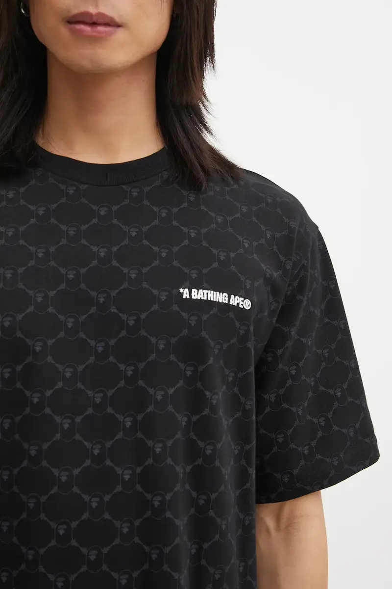A Bathing Ape T-shirt Uomo Nero 3570518 miniatura 4