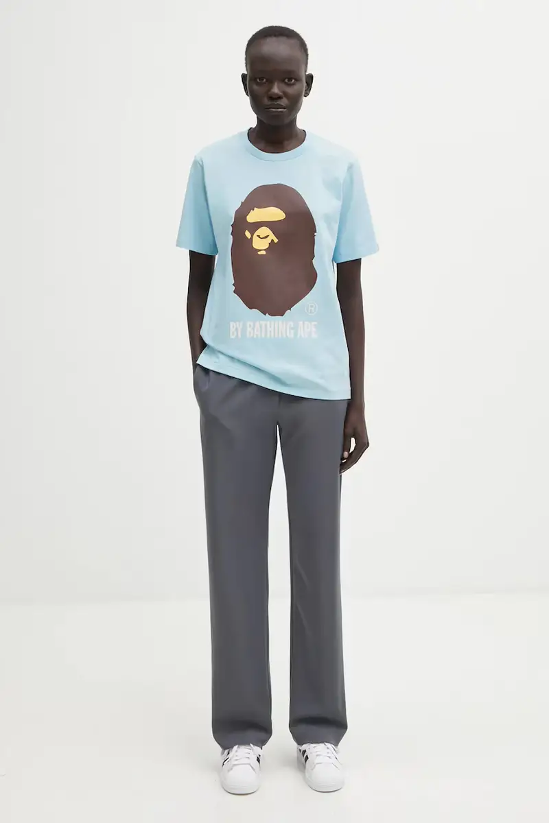 A Bathing Ape T-shirt Donna Blu 3527866 miniatura 5