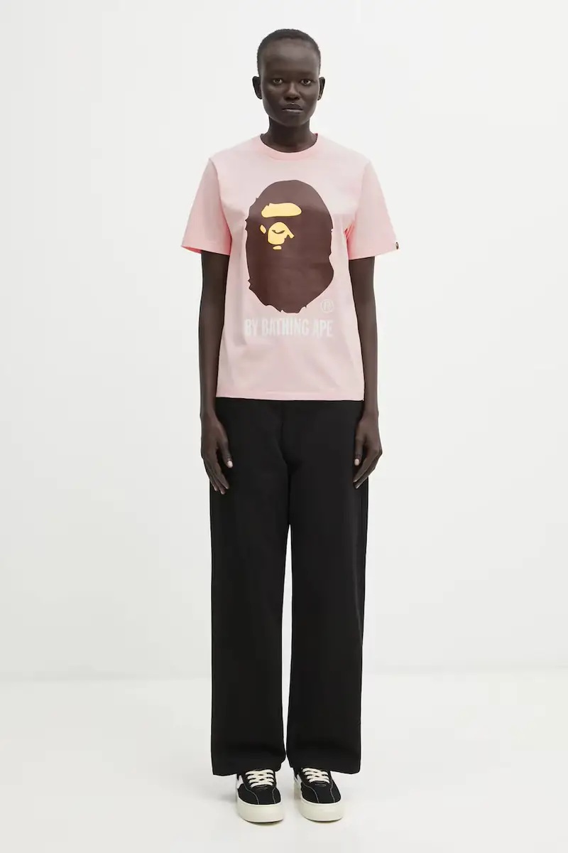A Bathing Ape T-shirt Donna Rosa 3528238 miniatura 5